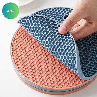 Miếng Lót Nồi Silicon Tổ Ong Chịu Nhiệt Cao Đa Năng Chống Nóng Cách Nhiệt (Nhiều Màu) - Phụ Kiện Đa Năng Siêu Tiện Lợi