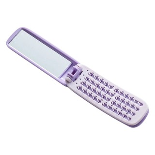 Jay Có Thể Gập Lại Lược Tóc Có Gương Lông Nylon Lược Chải Tóc Lý Tưởng Cho Massage Da Đầu Nhẹ Nhàng Và Dễ Dàng Bảo Quản Trong Túi