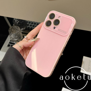 Ốp lưng kính 17 liền cảm biến tiên tiến phù hợp cho iPhone 11 12 13 14 15 16 17 Pro Max toàn diện gương bảo vệ chống rơi bìa cứng