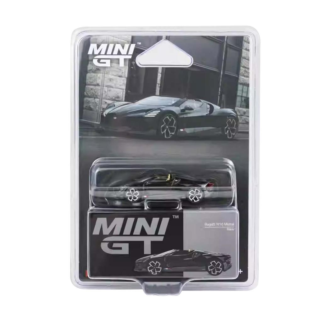 Mini GT card Version MGT01058 Bugatti W16 Mistral Black | Shopee Việt Nam