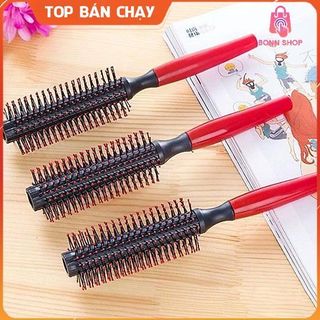 Lược tròn tạo kiểu, tạo xoăn cho tóc, chải tóc uốn phồng siêu đẹp 21,5*4,5cm