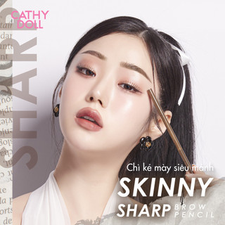 Chì Kẻ Mày Đầu Tam Giác Siêu Mảnh Cathy Doll, Dễ Kẻ, Lâu Trôi Skinny Sharp Brow Pencil 0.06 g