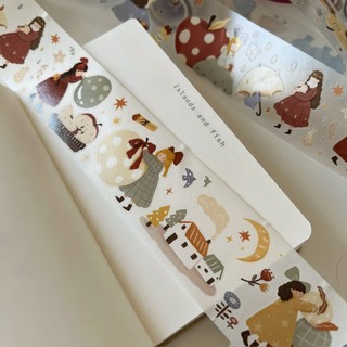 Tape trang trí sổ chất washi PET Her Apple Orchard Yier