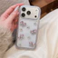 IPhone 17 Pro max Love Pink họa tiết kim cương nhúng trong keo materia Vỏ điện thoại