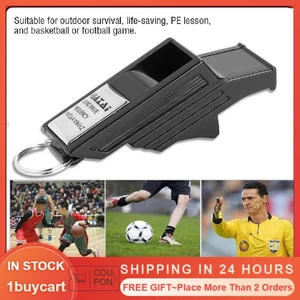 1buycart Còi trọng tài có dây treo Bóng rổ sinh tồn ngoài trời thể thao huýt sáo