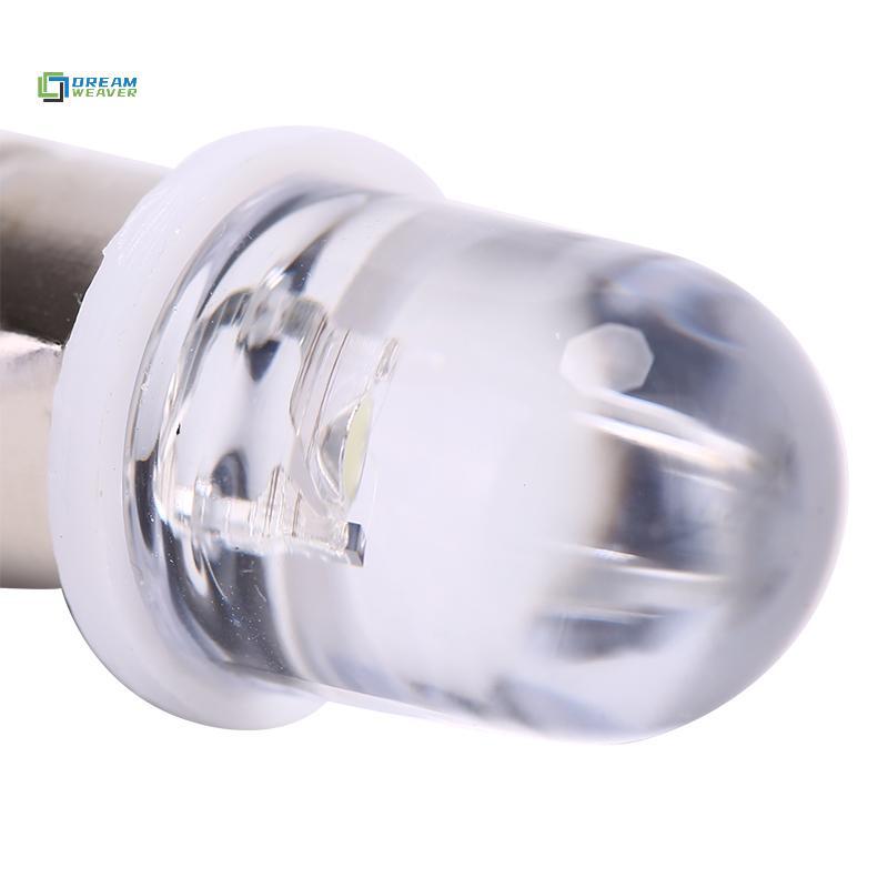Bóng LED E10 3V 4.5V DC, 5 bóng/bộ, dùng cho đèn pin, báo hiệu, mới