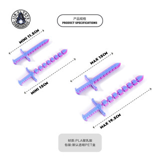 ZKZC 3D In Xích Chữ Thập Có Thể Thu Vào Đồ Chơi Vui Nhộn 3D Trọng Lực Có Thể Thu Vào Xoắn Ốc