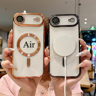 Ốp lưng iPhone chống sốc chống trầy, viền mạ điện, bảo vệ camera, hỗ trợ sạc từ cho iPhone 11 12 13 14 15 16 17 Pro Max