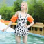 Hoạt Hình Hoạt Hình Hình Trụ Bơi Vòng Tay Thân Thiện Với Môi Trường Dày pvc Đôi Túi Khí Cha Mẹ-Con Trẻ Em Nổi Nước Bơm Hơi 4.7