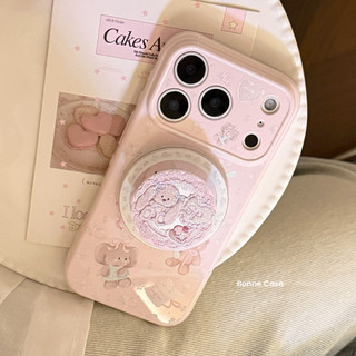 [Sheren] Ốp điện thoại búp bê hoa lấp lánh Thích hợp cho i17 16 15 14 13 12 11 pro max Vỏ bảo vệ chống sốc