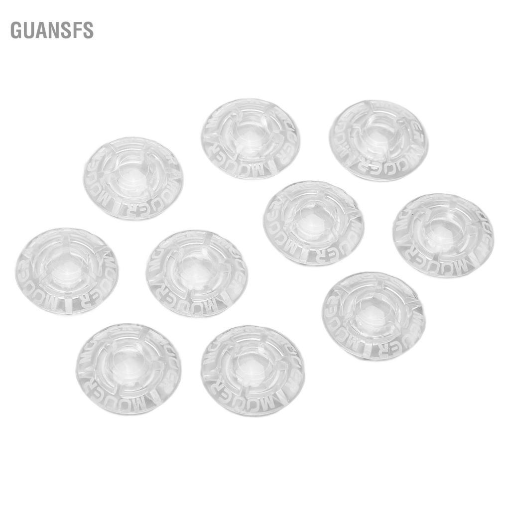 Guansfs 10 Chiếc Footswitch Trang Trí Đồ Trong Suốt Đa Năng Cho Đàn Guitar Hiệu Ứng Bàn Đạp Phụ Kiện Chuyên Nghiệp