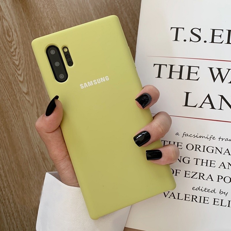 Ốp lưng silicon mềm cho Samsung Galaxy Note 10 Plus / Note 10 + Vỏ bảo vệ mặt sau bằng cảm ứng mượt mà cho Galaxy Note10 Note10pro