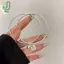 Vòng tay Fu Bell hai lớp màu bạc, mặt dây chuyền thanh lịch - Thời trang và quyến rũ