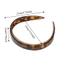 THEGIRL8B Retro Leopard Hair Hoop, Ống Kéo Tóc Vỏ Rùa PC Rộng, Kiểu Tóc Thời Trang Hàn Quốc Đơn Giản Chống Trơn Trượt Răng Đầu Đám Cưới