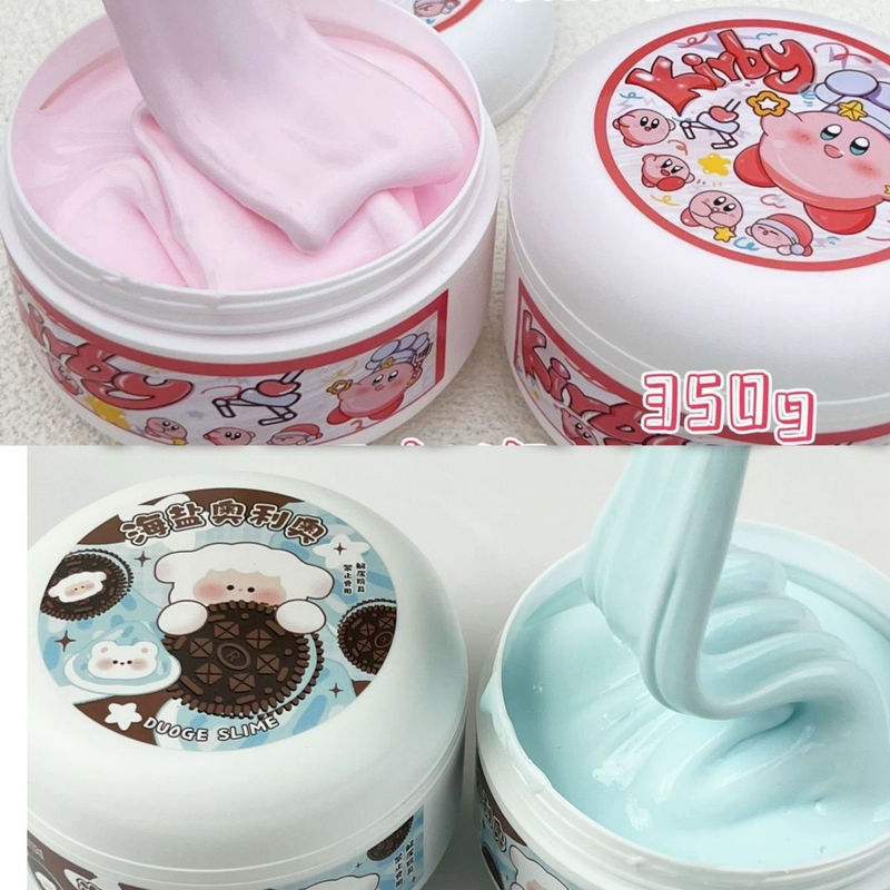 Brother Duo Slime Cao Cấp Micro Water Tank Kabi Dâu Nắp Sữa Có Thể Nâng Giải Nén Cô Gái Trái Tim Đồ Chơi04080408