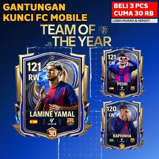 [PROMO] Gantungan Kunci Pemain Bola Gantungan Kunci FC Mobile TOTY Ganci Keychain Akrilik Aksesoris