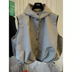 Áo vest thể thao có mũ trùm đầu dành cho nữ, phù hợp thời trang hàng ngày và mùa thu mới nhất