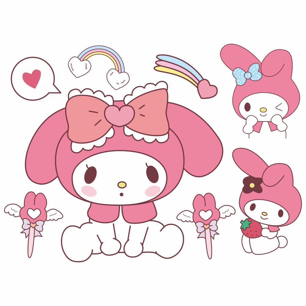 Giai Điệu Màu Hồng Dễ Thương Dán Xe Điện Dán Xe Máy Chống Thấm Nước Giữa Hộp Đựng Xe Điện Độc Đáo