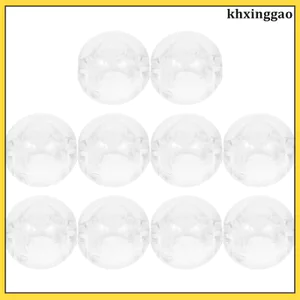 10 Chiếc Mù Đính Hạt Dây Xích Dừng Phụ Kiện Cho Rèm 0.80X0.80X0.70CM POM Trong Suốt khxinggao