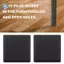 Mũ nhựa vuông 80mm x 80mm Ống chèn ống cuối cắm 2 miếng