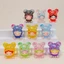 3cm Phát Sáng Trong Bóng Tối Mùa Xuân Ngồi Gấu Búp Bê DIY Quyến Rũ Dạ Quang Nhựa Mini Hình Kawaii Hoạt Hình Mặt Dây Chuyền Móc Khóa Trang Trí Thủ Công Phụ Kiện