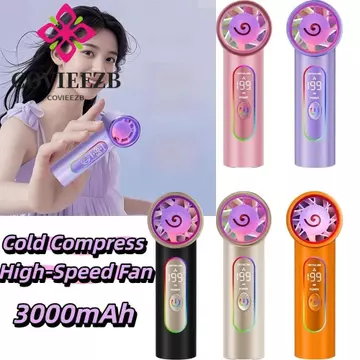 Quạt cầm tay Mini COVIEEZB, Cánh quạt Turbo Quạt sạc USB luồng không khí nhanh, Sử dụng lâu trôi cầm tay Thiết kế nhỏ gọn Quạt Turbo cầm tay làm mát hiệu quả Sử dụng ngoài trời