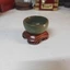 Gỗ Mun Coaster Khắc Thủ Công Tượng Phật Vật Trang Trí Đế Gỗ Vuông Tròn Gỗ Chắc Chắn Toki Đế Đá 91HA