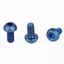 Bu lông titan PYCOU, Bu lông cánh quạt phanh đĩa Torx TC4 Titanium T25, Vít xe đạp M5x10 Trọng lượng siêu nhẹ Phanh xe đạp Vít đĩa Hệ thống phanh xe đạp