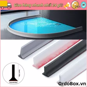 Dải giữ nước ORDOBOX, Nút chặn nước tách khô và ướt tự dính, Dải niêm phong đáy cửa có thể uốn cong