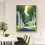 Cao Cây Dương Phong Cảnh Tranh Canvas Giả Tranh Sơn Dầu Tự Nhiên Tươi Xanh Nghệ Thuật Treo Tường Cho Phòng Ngủ Phòng Khách Trang Trí Nhà Unframed