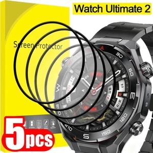 10 Chiếc Cong Kính Cường Lực Cho Huawei Watch Ultimate 2 GT Runner Active Cyber Black Edge Bảo Vệ Màn Hình Cho Huawei Watch GT 6 5 3 2 2e 2 Pro SE 46mm 42mm 41mm Phim Kính HD