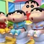 Crayon Shin-Chan Nhà Vệ Sinh Dễ Thương Trẻ Em Trang Trí Trang Trí Giả Vệ Sinh Tưới Nước Đồ Chơi Nhỏ Giải Nén Sáng Tạo 4.17