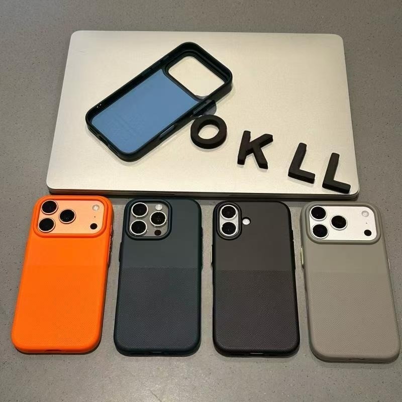Lỗ Lớn Mờ Hút Từ Tính Tích Hợp Ốp Điện Thoại Đổ Xô Thích Hợp Cho IPhone 17 16 15 14 13 12 11 Pro Max Plus Ốp lưng Ốp Lưng