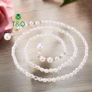Dây Thắt Lưng Ngọc Trai Mỏng Phong Cách Bohemia Cho Đầm - Trang Sức Thời Trang