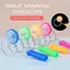 Đồ chơi quay LED từ tính đầy màu sắc tự động phát sáng cho trẻ em Phối hợp mắt và thú vị ngoài trời [mới]