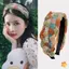 Vòng Tóc Retro Nhiều Màu Sắc Cho Bé Gái, Hạt Ngọc Trai, Phụ Kiện Thời Trang