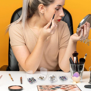 30 / 50 / 100 Chiếc Hộp Bảo Quản Trang Sức Mini - Hộp Đựng Vòng Cổ Bông Tai Nhựa Trong Suốt