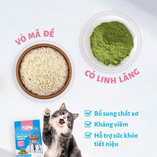 Hạt Cho Mèo MRVET 1kg Holistic Với 30% Protein Kèm Topping