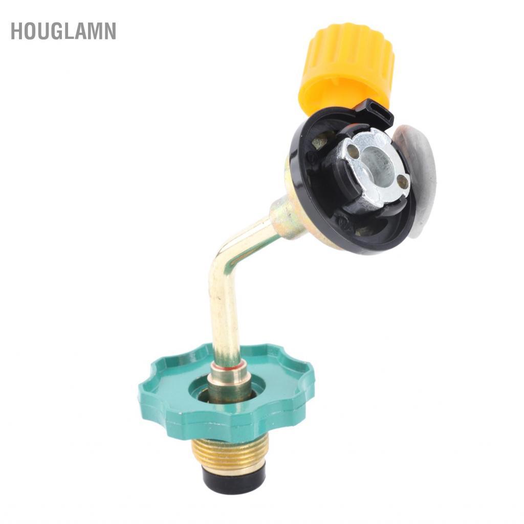 Houglamn Bộ chuyển đổi có thể nạp lại Xi lanh Butan ngoài trời Đổ đầy bình khí di động