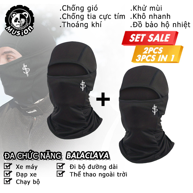 Mặt nạ toàn mặt chống tia UV cho Outdoor Activities - Thoáng khí, Lỗ thông hơi tiện lợi
