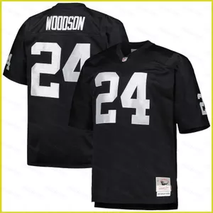 Sơ mi jersey Charles Woodson Las Vegas Raiders NFL - Áo thun thể thao plus size nghỉ hưu