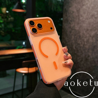Ốp điện thoại từ tính mờ màu PC siêu mỏng sang trọng thích hợp cho iPhone 14 15 16 17 Pro Max Vỏ cứng chống trượt toàn diện
