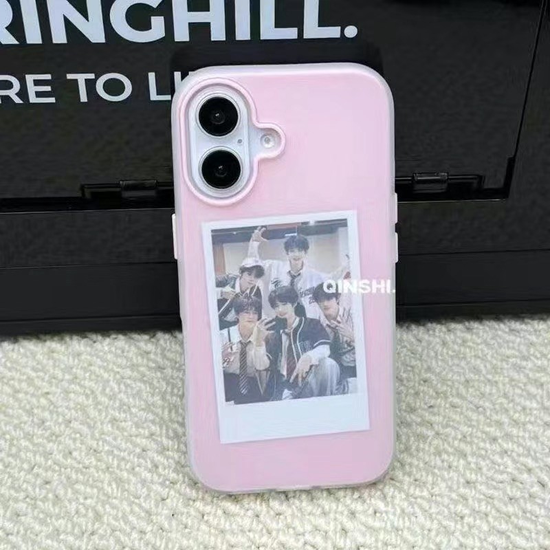 Màu sắc màu sữa jelly áp dụng cho iphone 17promax/16/15pro điện thoại di động vỏ 14 đơn giản 13 apple 12 bộ mài