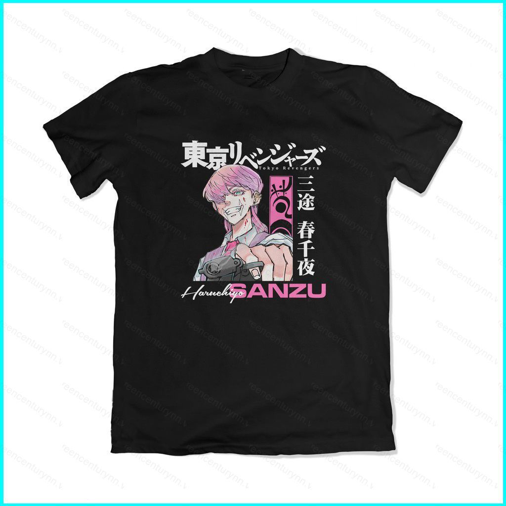 Áo Thun Haruchiyo Sanzu Anime 3D Print, Phù Hợp Unisex & Plus Size
