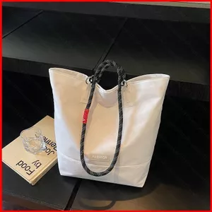 GC2 Túi tote dung tích lớn đơn giản phong cách kết cấu túi đeo vai nhẹ Túi thể thao thông thường CG2