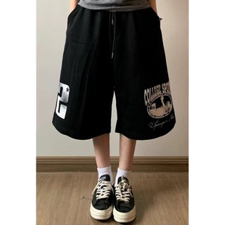 GKSSS Quần short nam phong cách Mỹ, dáng rộng trung tính