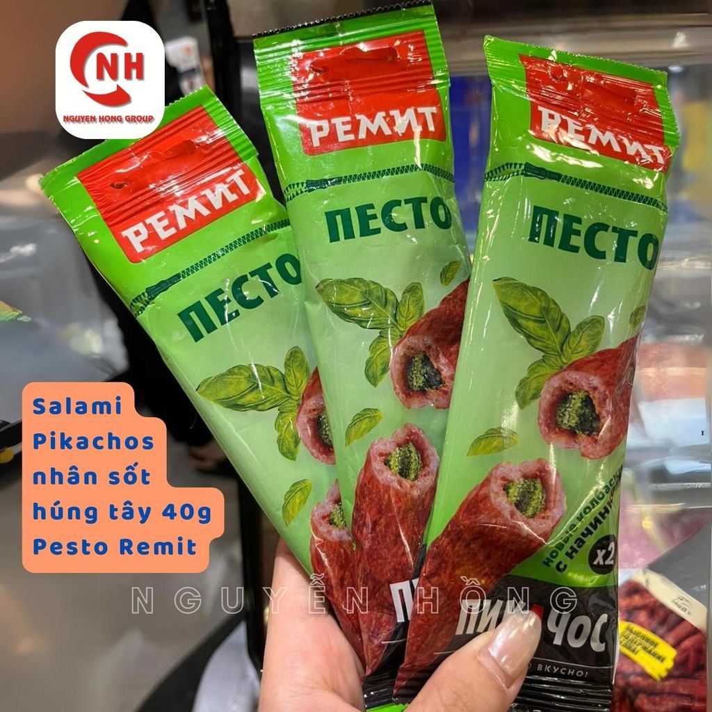 Salami que hun khói Pikachos 40g Remit nhập khẩu Nga