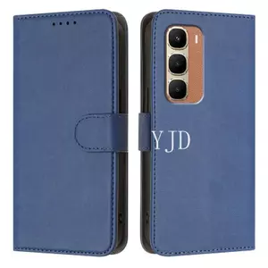 Ốp Lưng Cho Infinix Hot 70 X6895 Thẻ Da Họa Tiết Sợi Carbon Solots Từ Đóng Dây Đeo Tay Chống Rơi Vỏ Điện Thoại