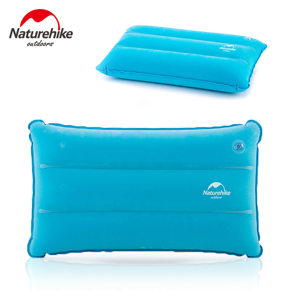 Naturehike Gối Bơm Hơi Siêu Nhẹ Cắm Trại Ngủ Gối Không Khí Du Lịch Ngoài Trời Đi Bộ Đường Dài Phụ Kiện Chuyến Bay Có Thể Gập Lại Di Động