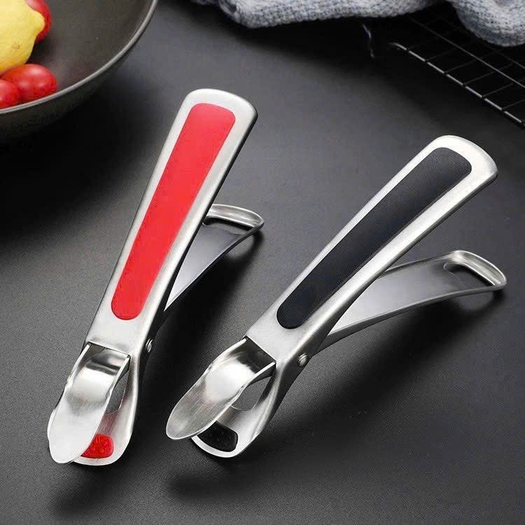 Dụng cụ gắp thức ăn nóng bằng inox 304 Dụng cụ kẹp gắp đồ nóng،Lấy đồ nóng (hấp, nướng, lò vi sóng)